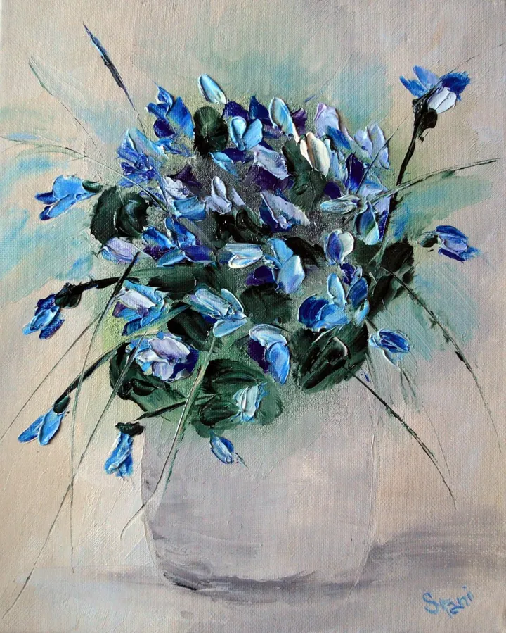 Blue, œuvre de Stanislava Dimitrova