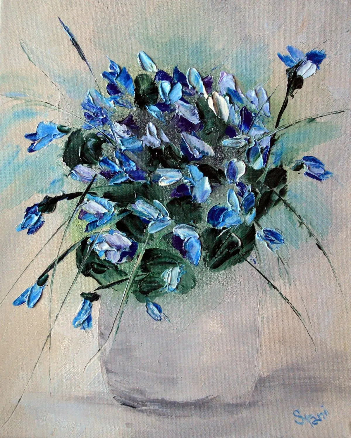 Blue, œuvre de Stanislava Dimitrova