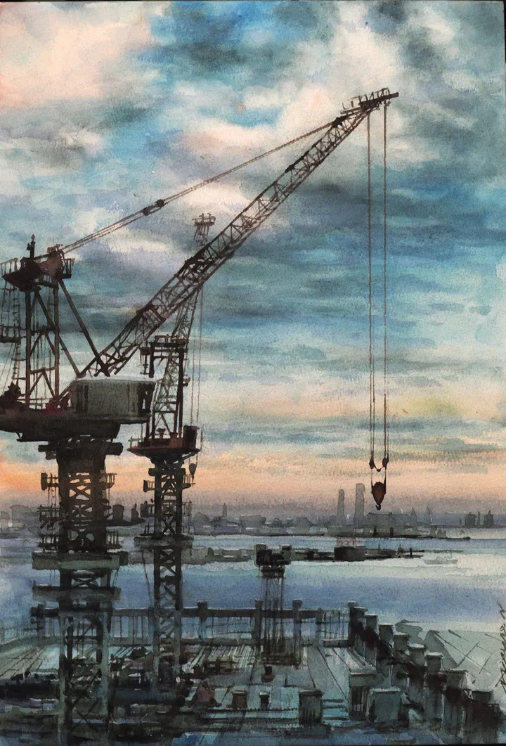 Seaport, artwork by Misure Nien