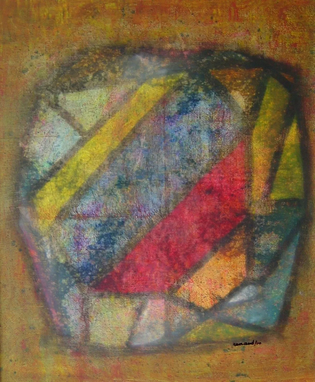 Composition 10-23, artwork by Marcel Renaud