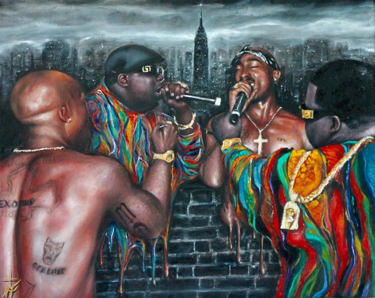 The Picasso's of Rap, artwork by Natasha Farnsworth