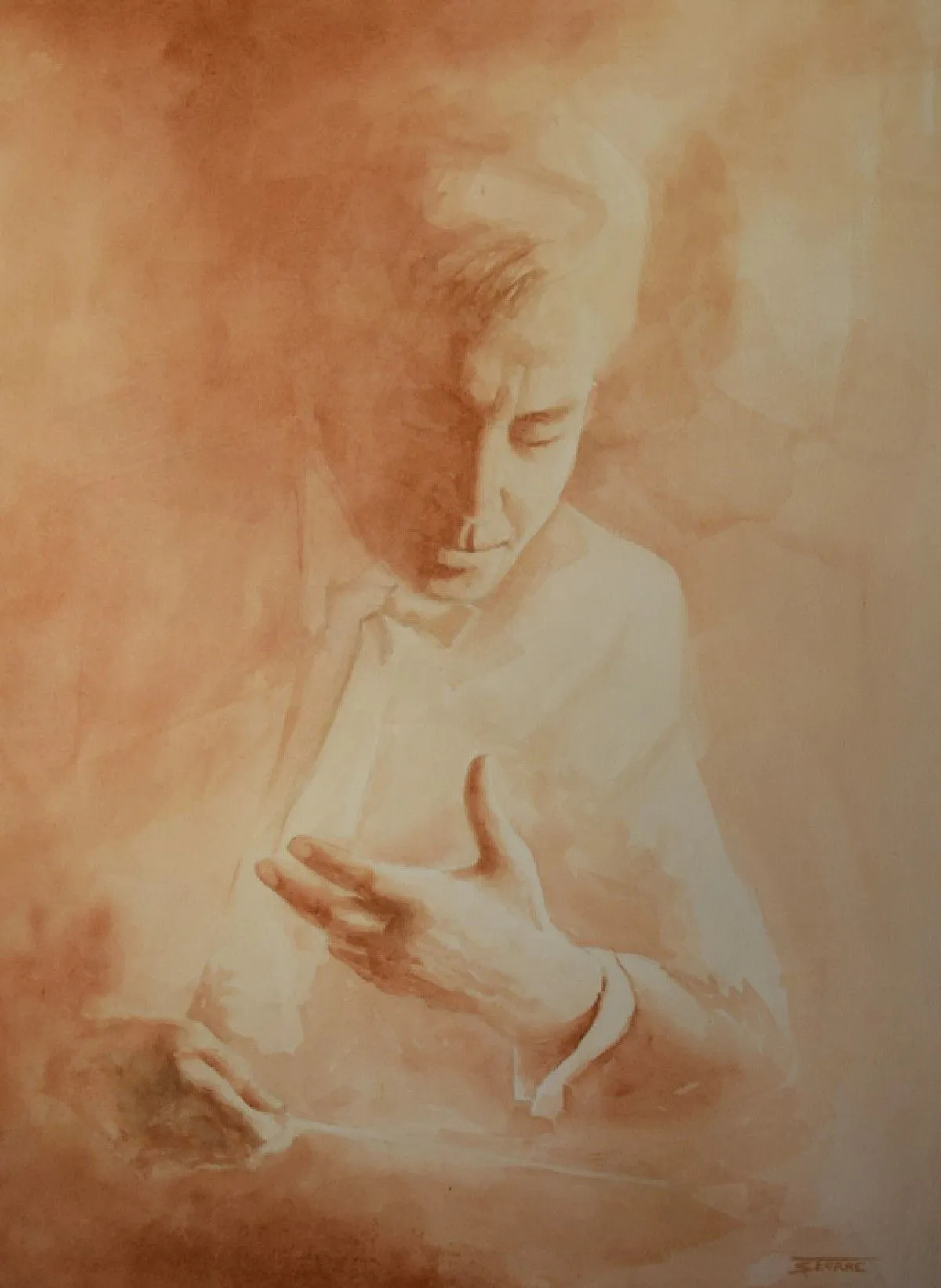 Guide en coeur, artwork by Thierry Seurre