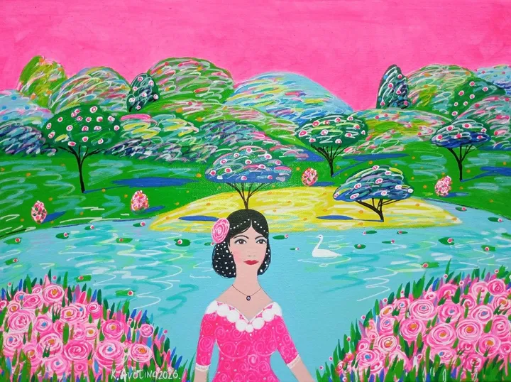 The Garden Of Quiet Dreams, artwork by Katrina Avotina