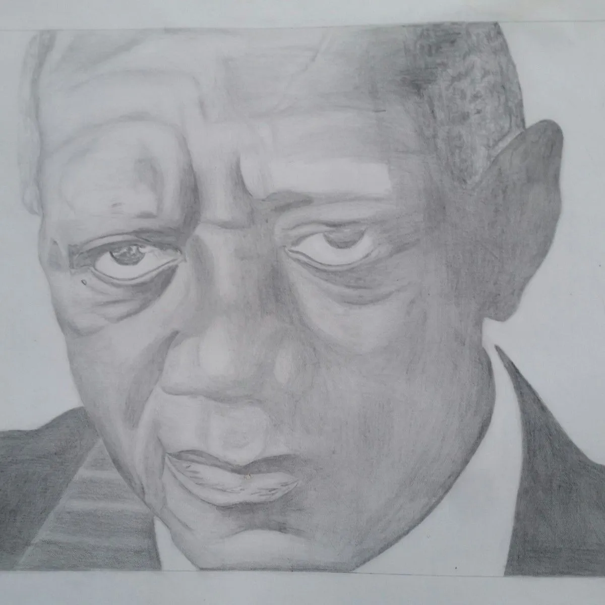 Ex-President of Ghana (2001-2008), œuvre de Kweku Arhin Ocran