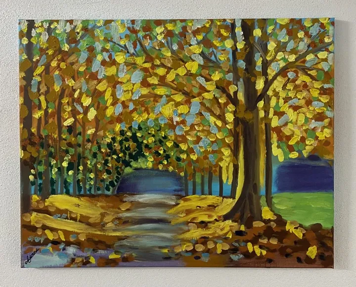 vive l'automne, œuvre de Anne Antoine