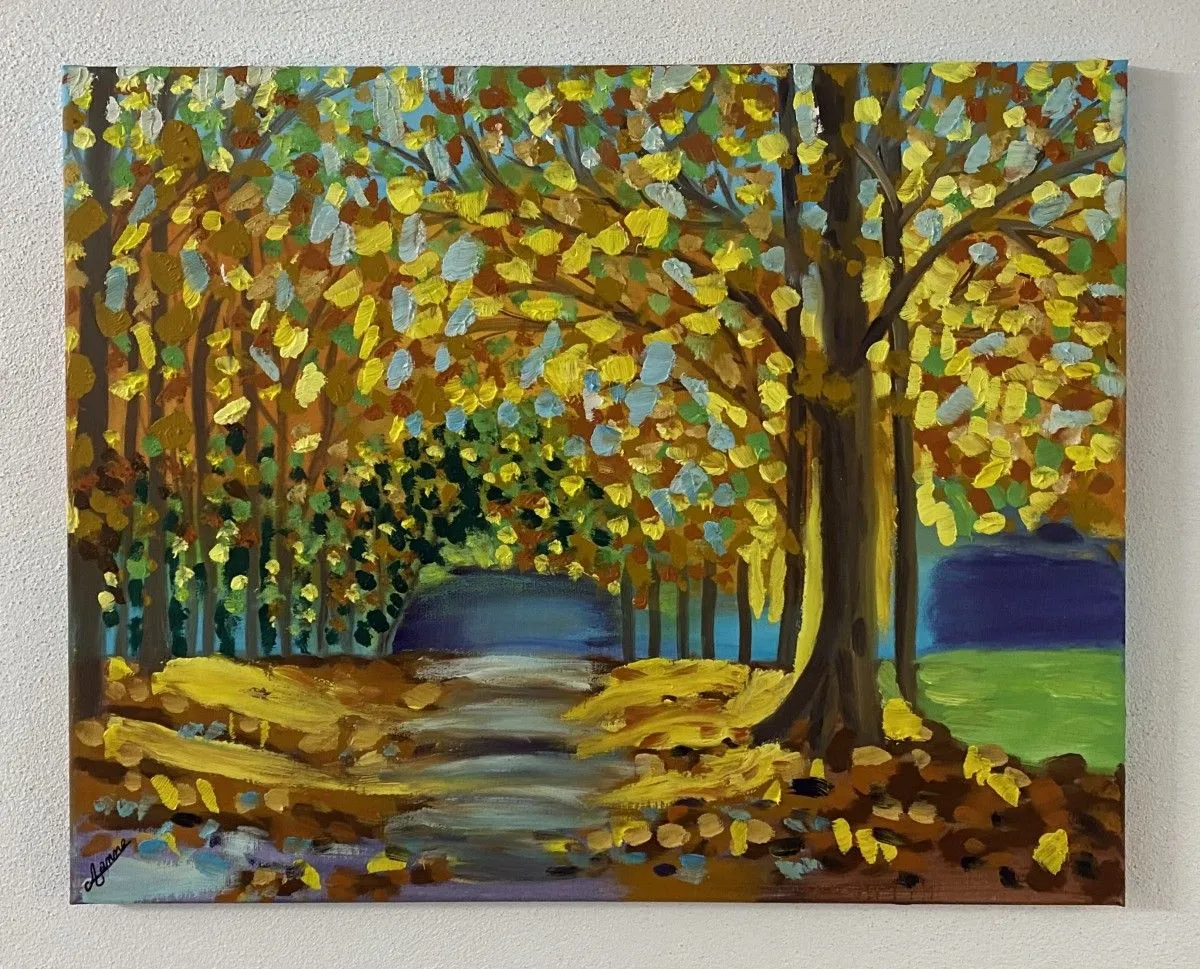 vive l'automne, œuvre de Anne Antoine