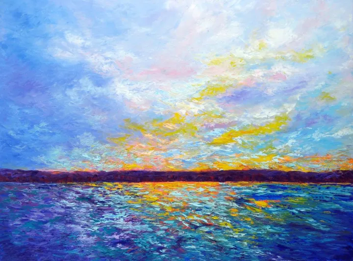 Beginning of a Day, Ottawa River, œuvre de Margaret Chwialkowska