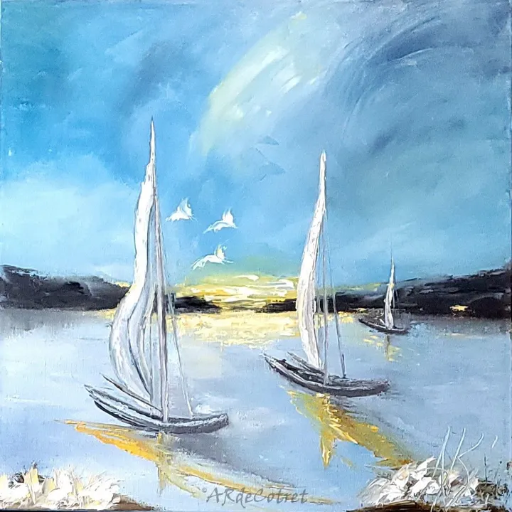 Le calme des mers, artwork by Anne René de Cotret