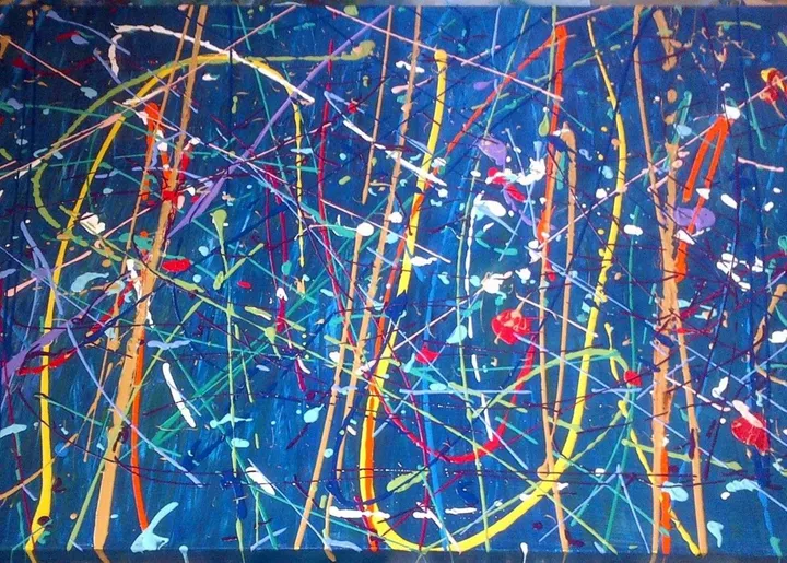 Neurons in dream phase, œuvre de Monique J Dufour
