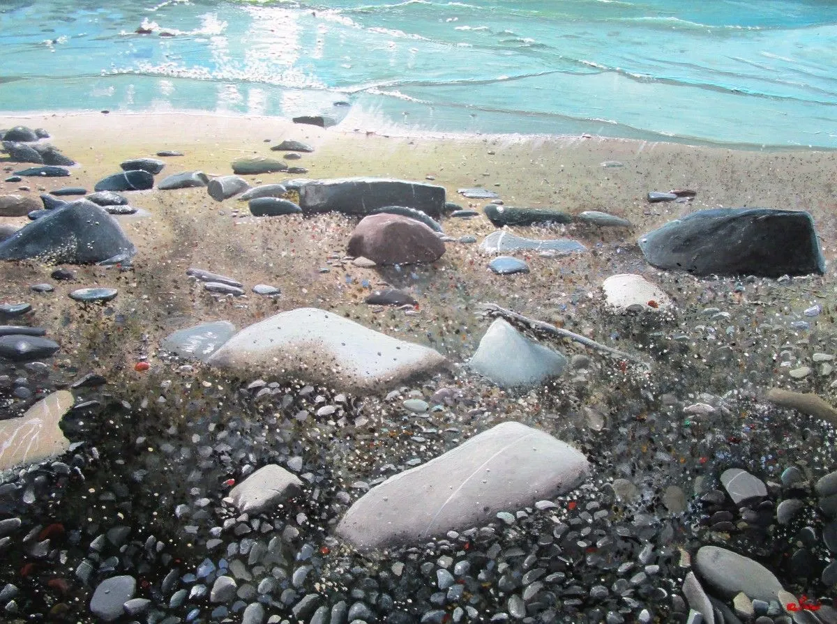 Le onde non sono mai perse, œuvre de Perini Sea Alberto