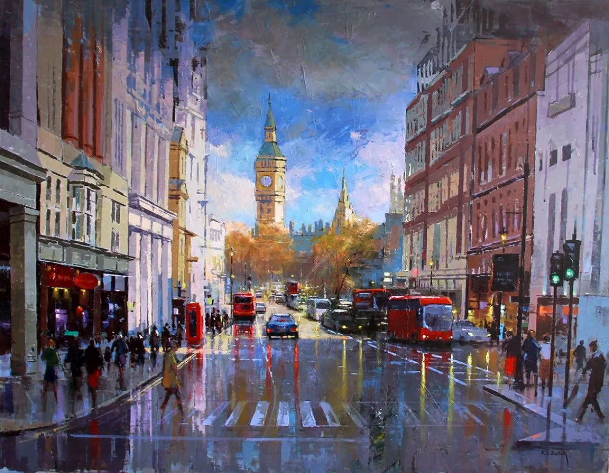 Whitehall, London, œuvre de Nasser Zadeh