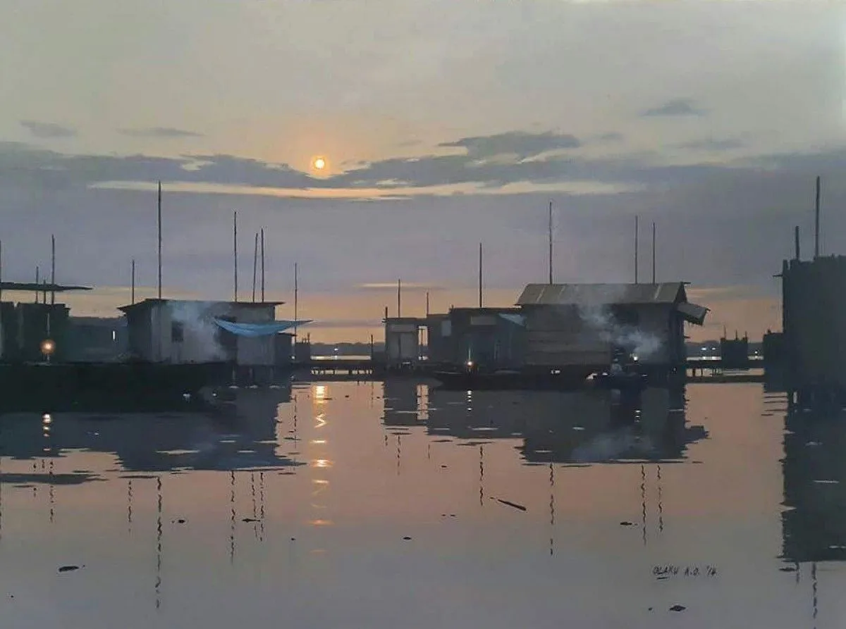 'GOLDEN BATH', artwork by Abiodun Olaku