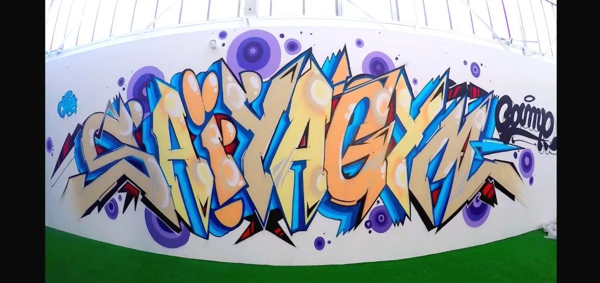 Lettrage n°2, artwork by Jordi Buko