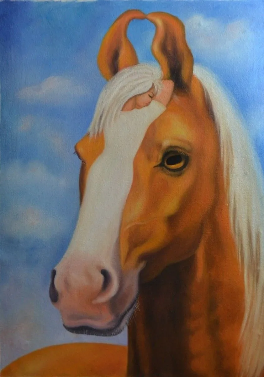 Indian Horse, artwork by Olesya Novik