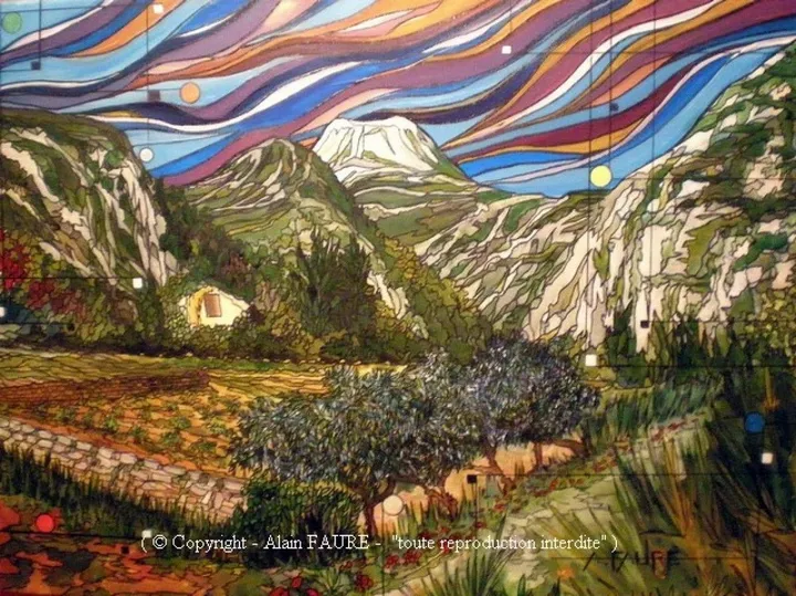 GARLABAN, artwork by Alain FAURE
