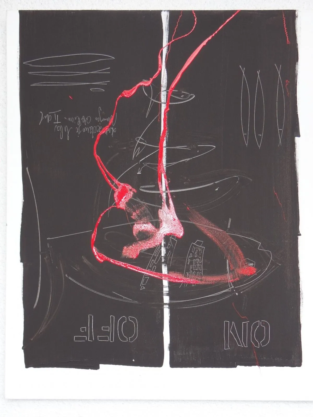 ON OFF, artwork by Jerca Šantej