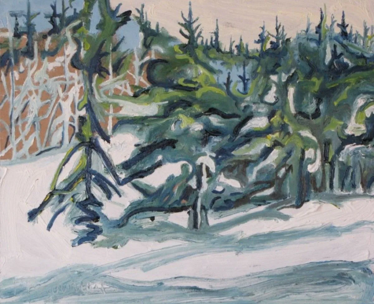 Enneigé, Snowed In, œuvre de Francois Fournier