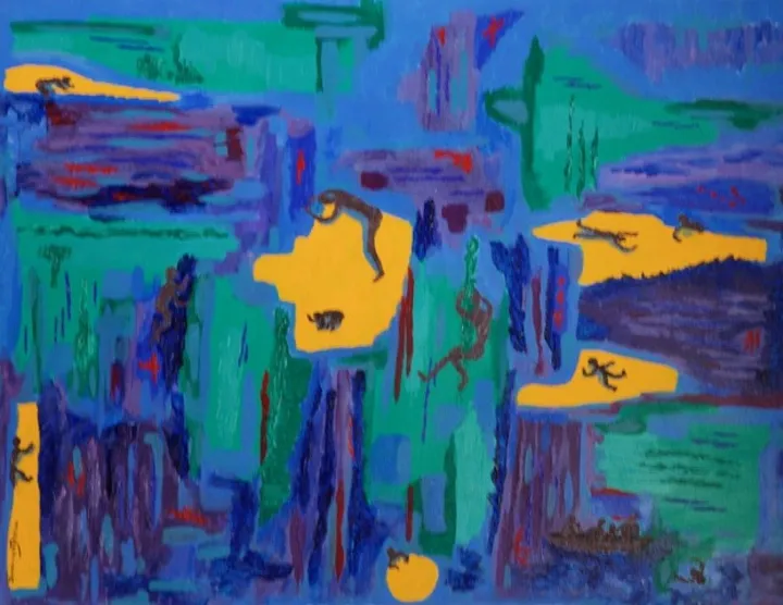 SUR NOS PLAGES / ON OUR BEACHES, artwork by Dominique JOYEUX