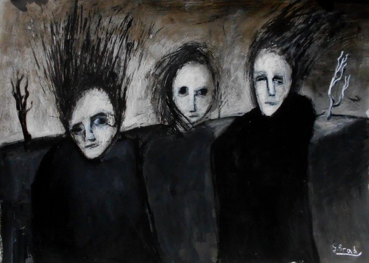 wild woman, artwork by glenn brady