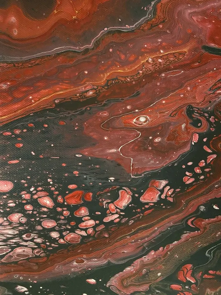 Hémoglobine, œuvre de Michael Grandchamp
