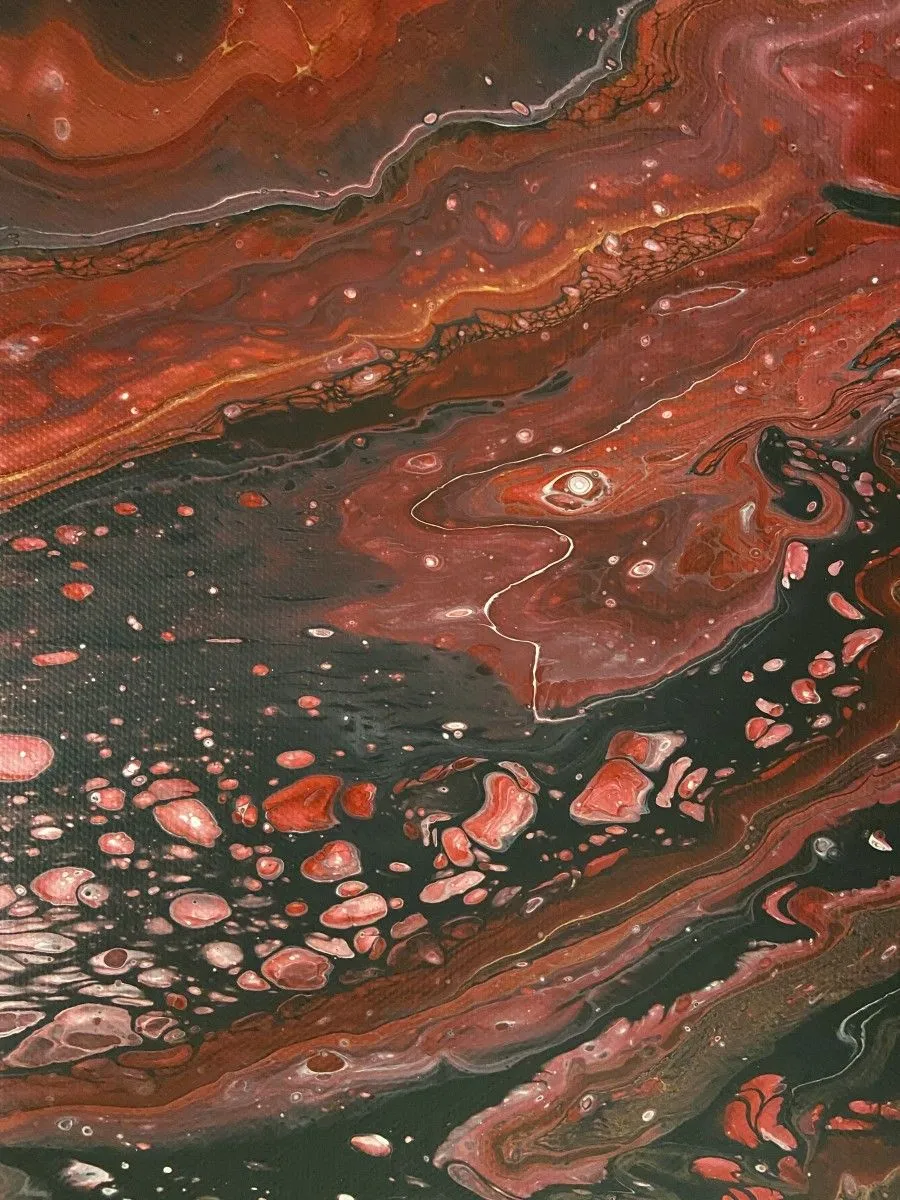 Hémoglobine, œuvre de Michael Grandchamp