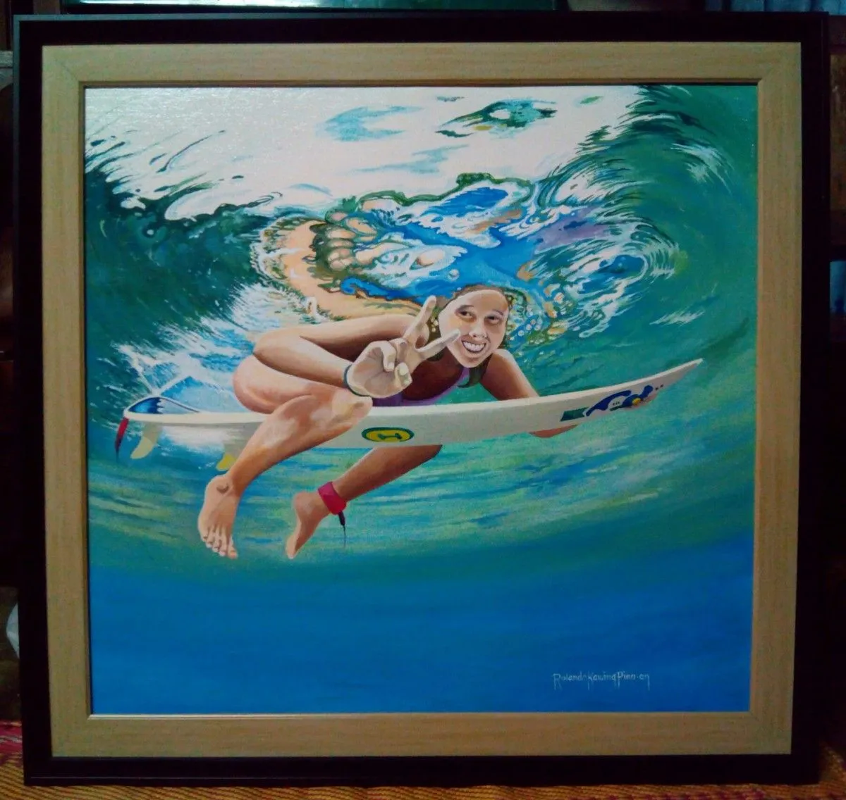 siargao, artwork by Rolando Pino-on