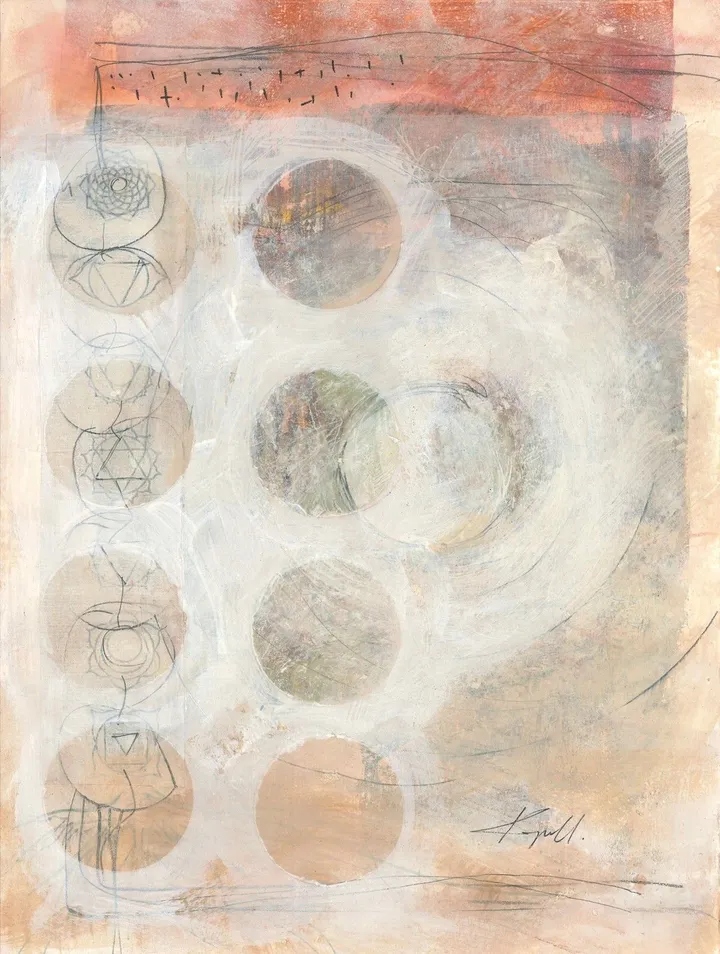 chakras, artwork by magdalene kourti