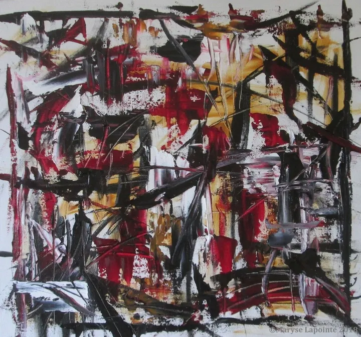Déconstruction 7, artwork by Maryse Lapointe