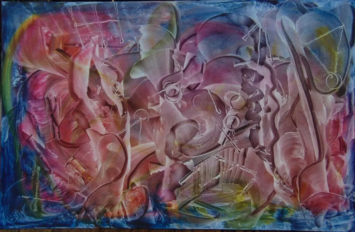 N°77 sans titre, œuvre de Bernard Waechter