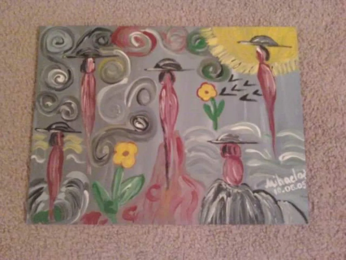 Sunny thoughts, artwork by Cerasela Ciobanu