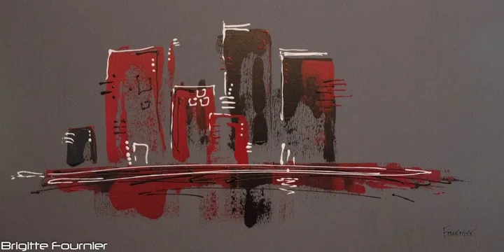 Urbania 2, œuvre de Brigitte Fournier