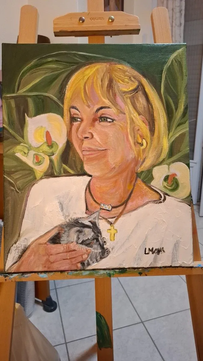 Florencia's smile, œuvre de Ligia Moya