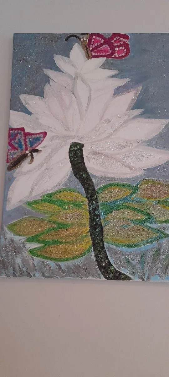 Papillon dans la nature, artwork by Maria-dolores Picadizo