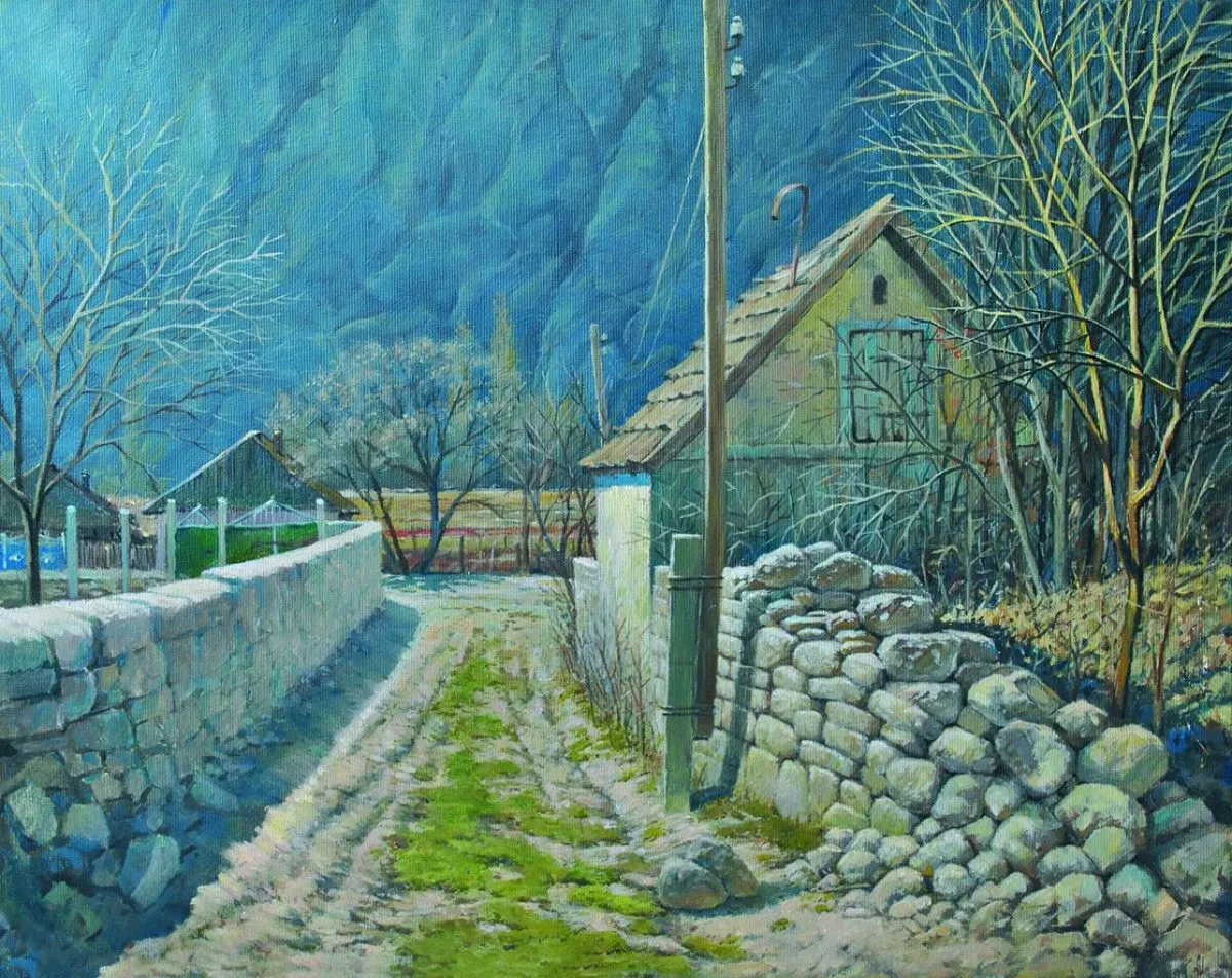 spring, artwork by Anatolii TOMOIANU