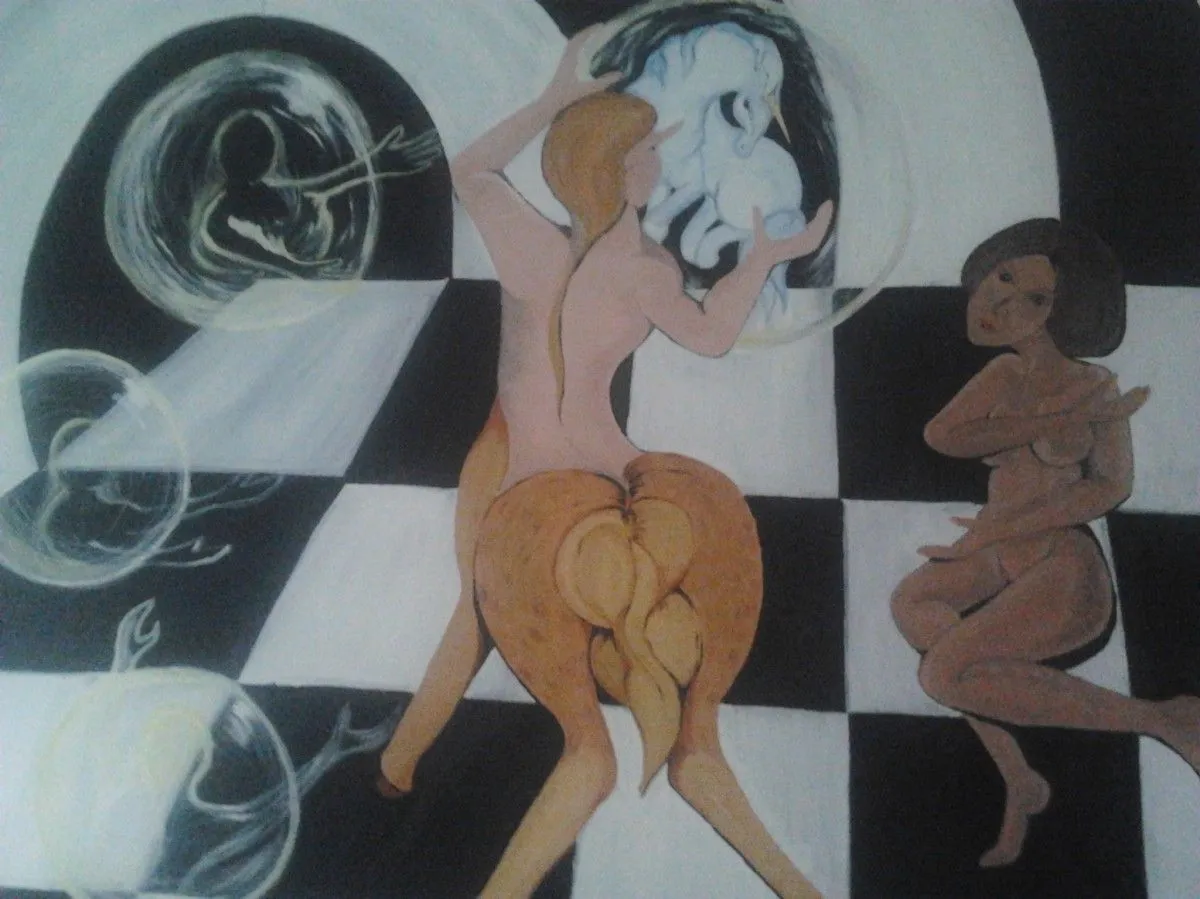 Introduction to a psychic world, artwork by Angelique Vantuykom