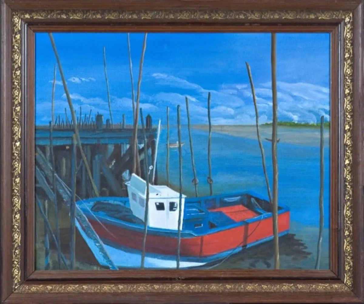pêche, artwork by Jocelyne Bretton