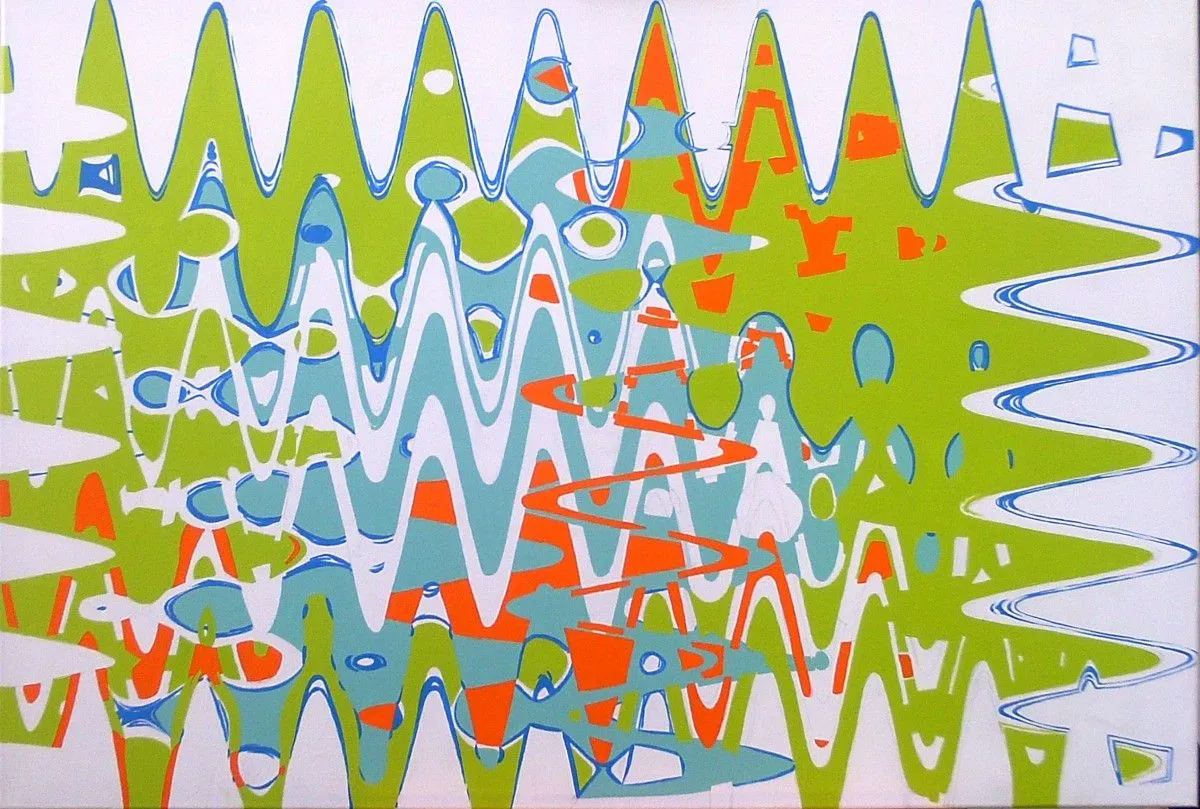 abstrait n°1, artwork by helene lecorsier