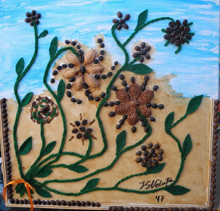 Bouquet, œuvre de Neluta Staicut