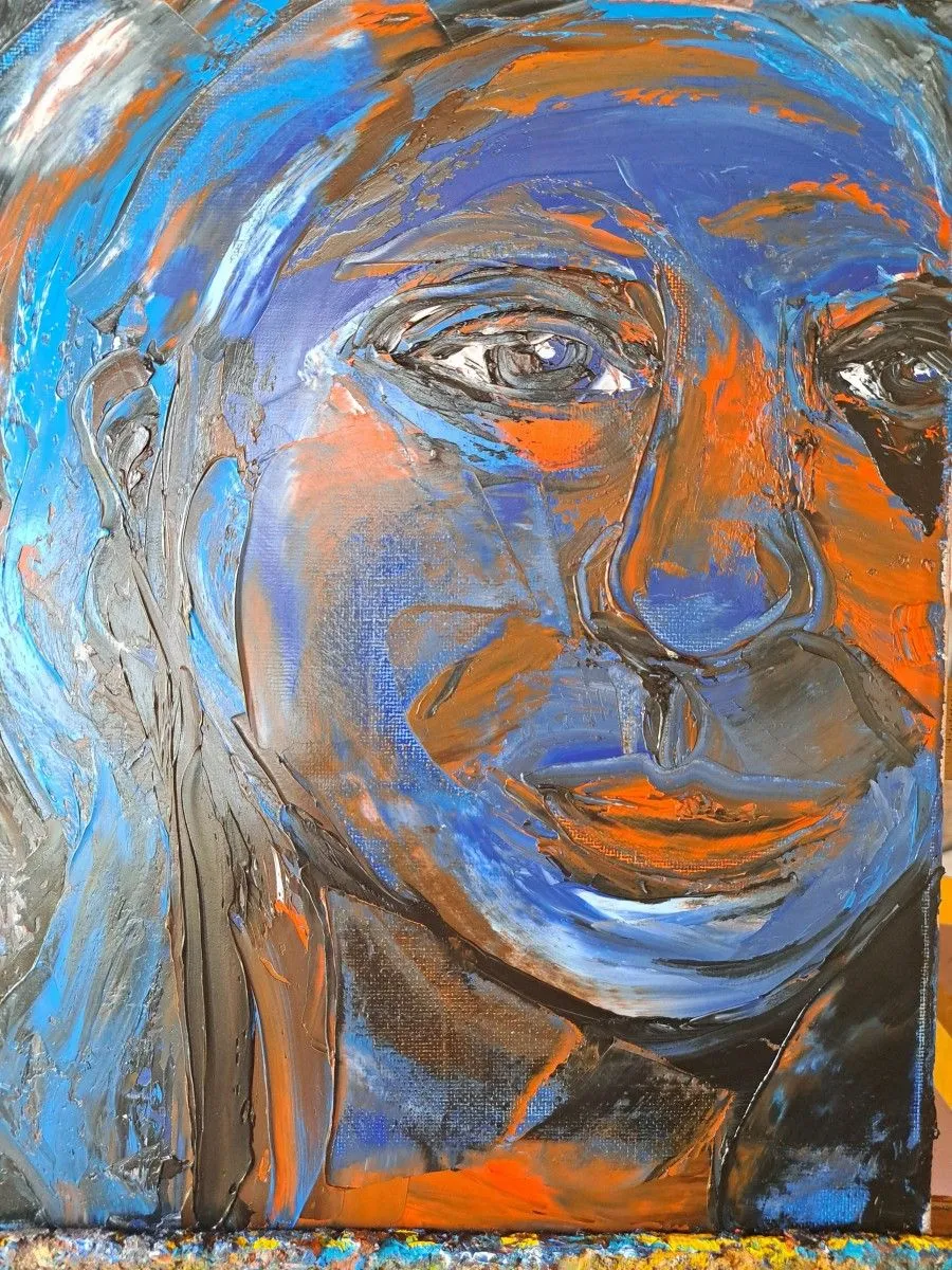 Feeling blue, œuvre de Ligia Moya