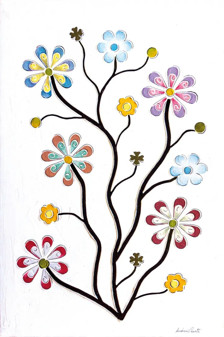 Margherite gialle, artwork by Andrea Benetti