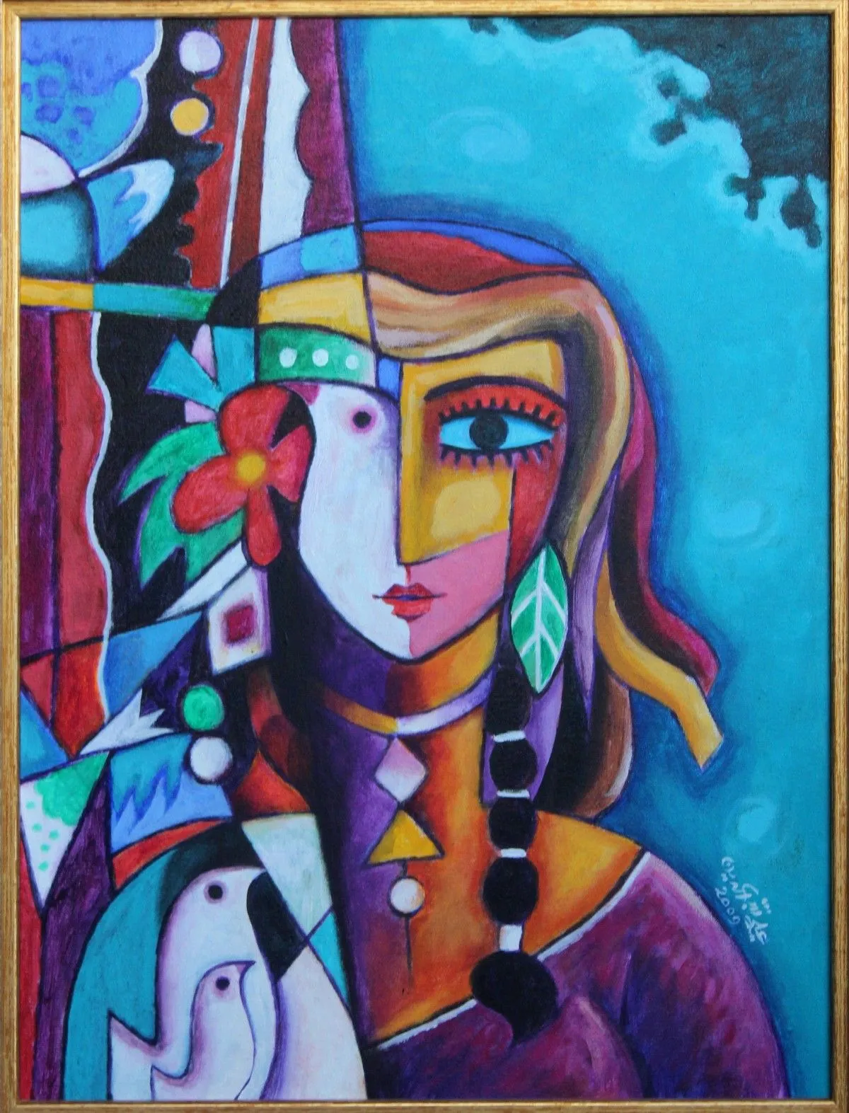 birds of women, artwork by Ali chamsedine