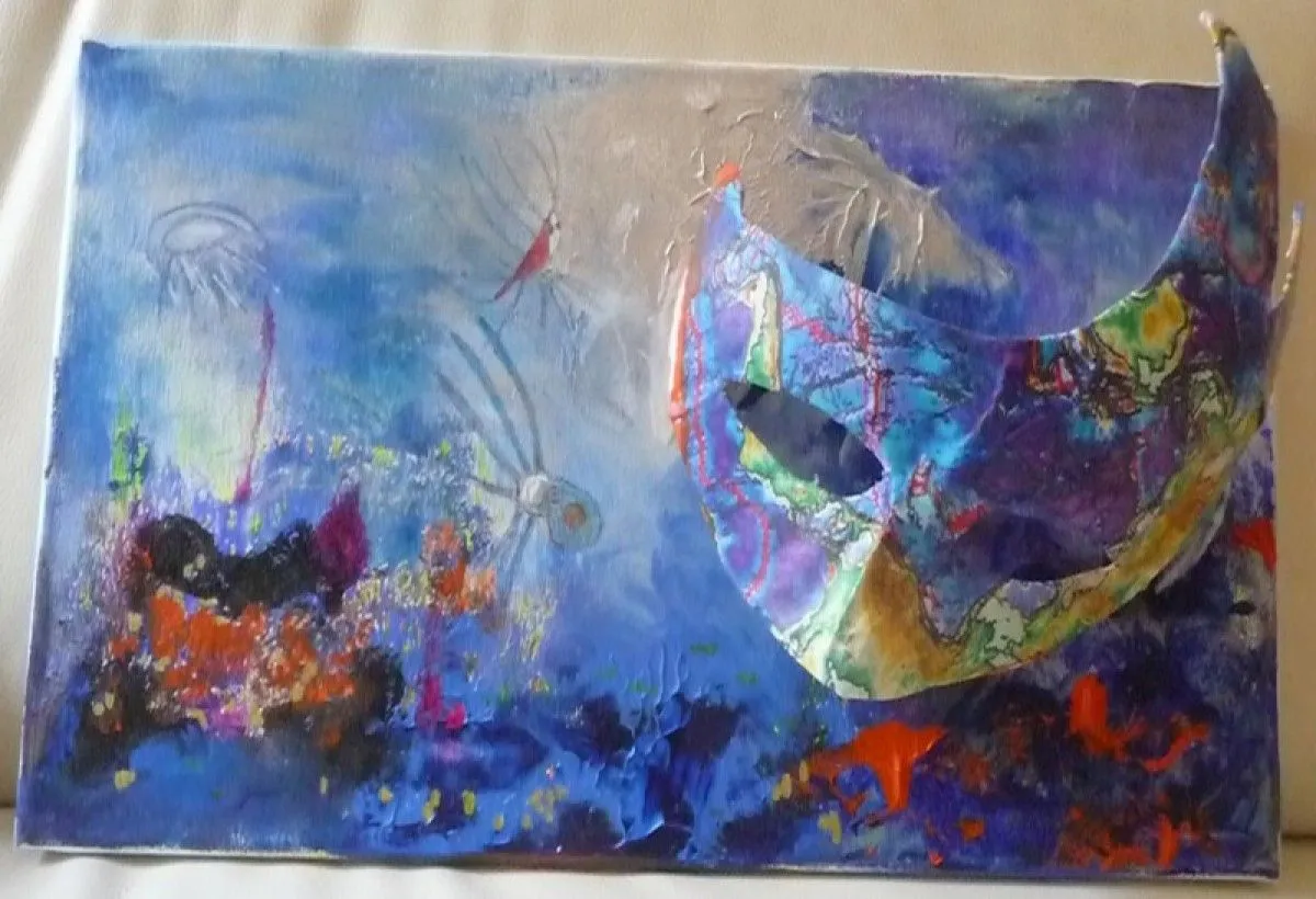 abbysses, artwork by Bernadette BOissié-Dubus
