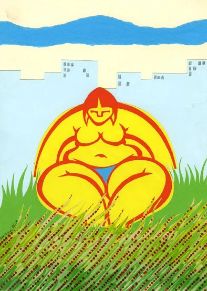 sur l'herbe, artwork by Marianne Thoyer