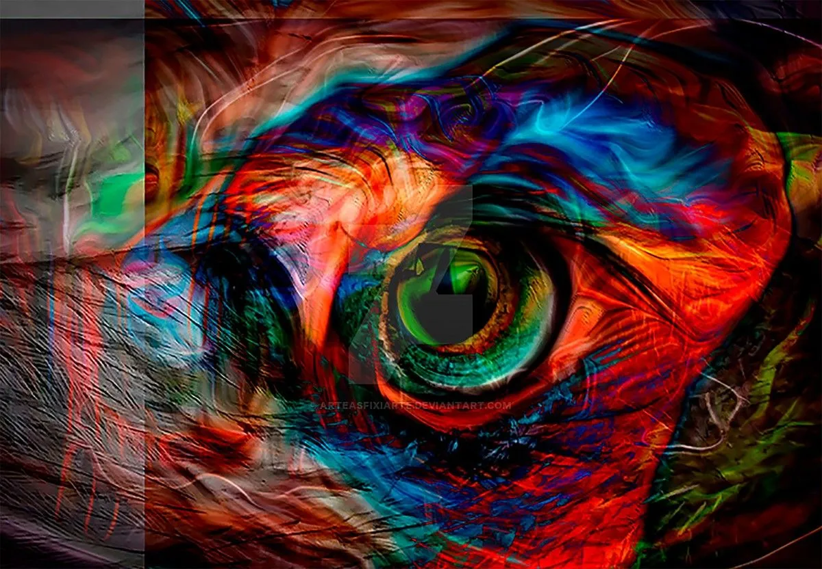 OJO FENIX, artwork by Sebasfixiarte Vélez Baena
