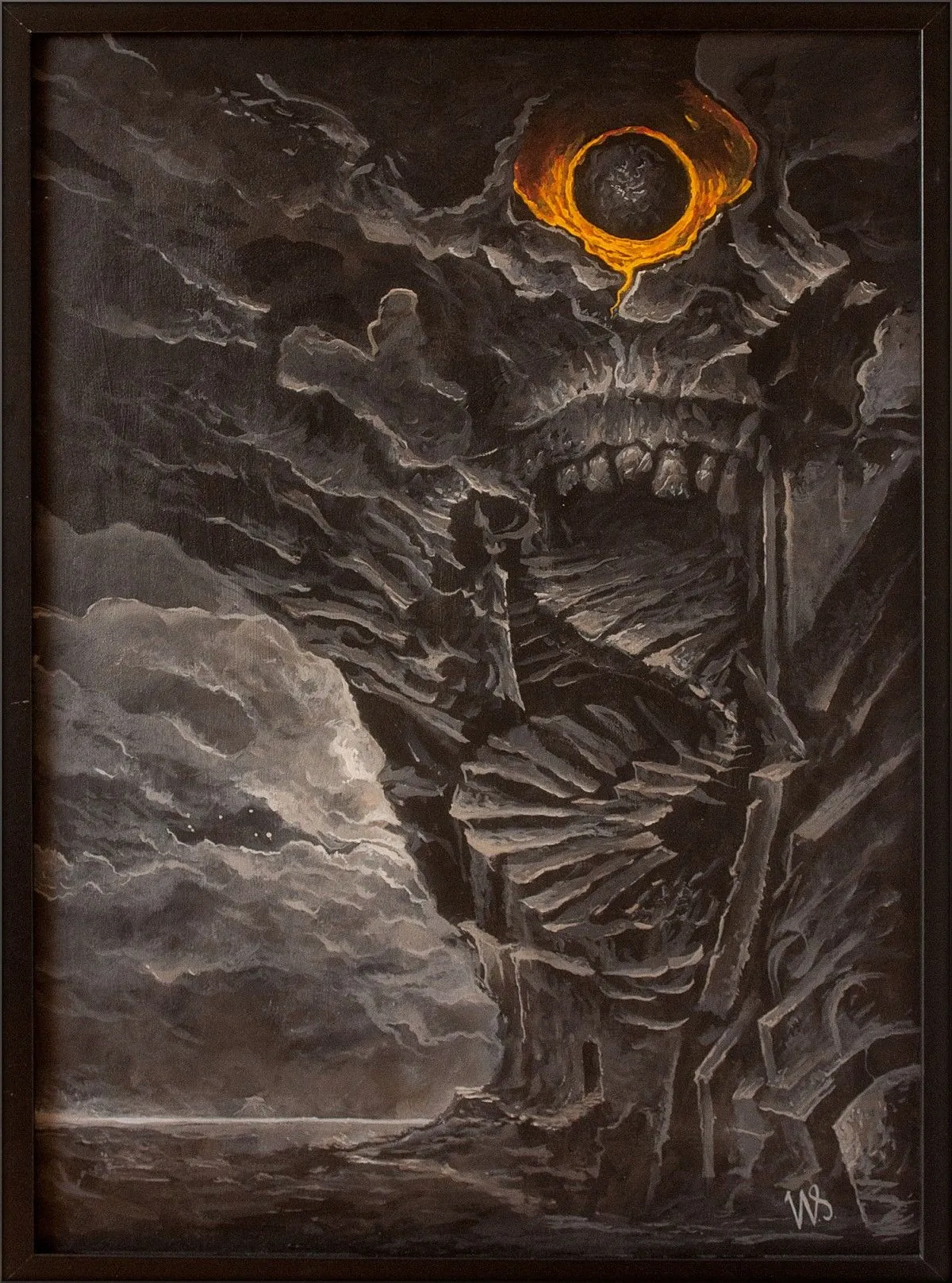 COLOSSUS HEAD, artwork by Vladimir Chebakov
