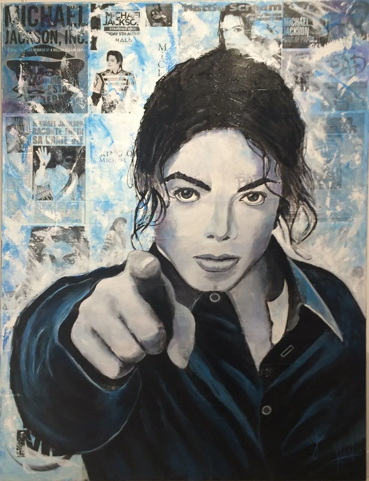 Micheal, artwork by Johanne Dupont