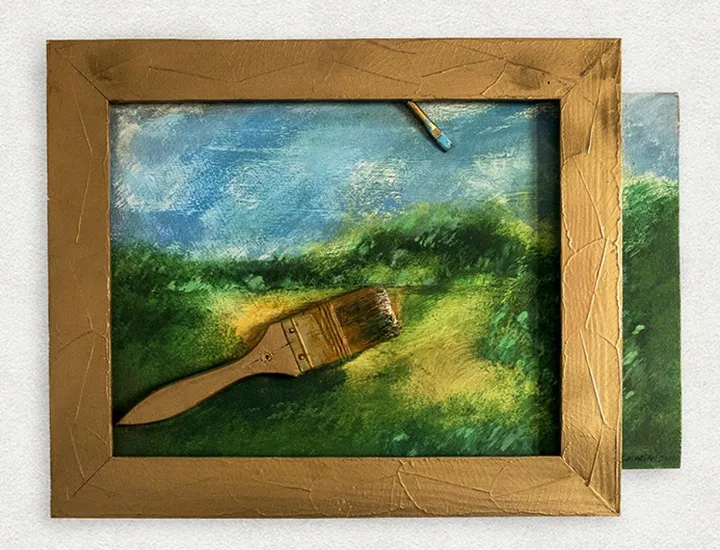L'ENVERS DU DÉCOR, artwork by Christine Gasarian