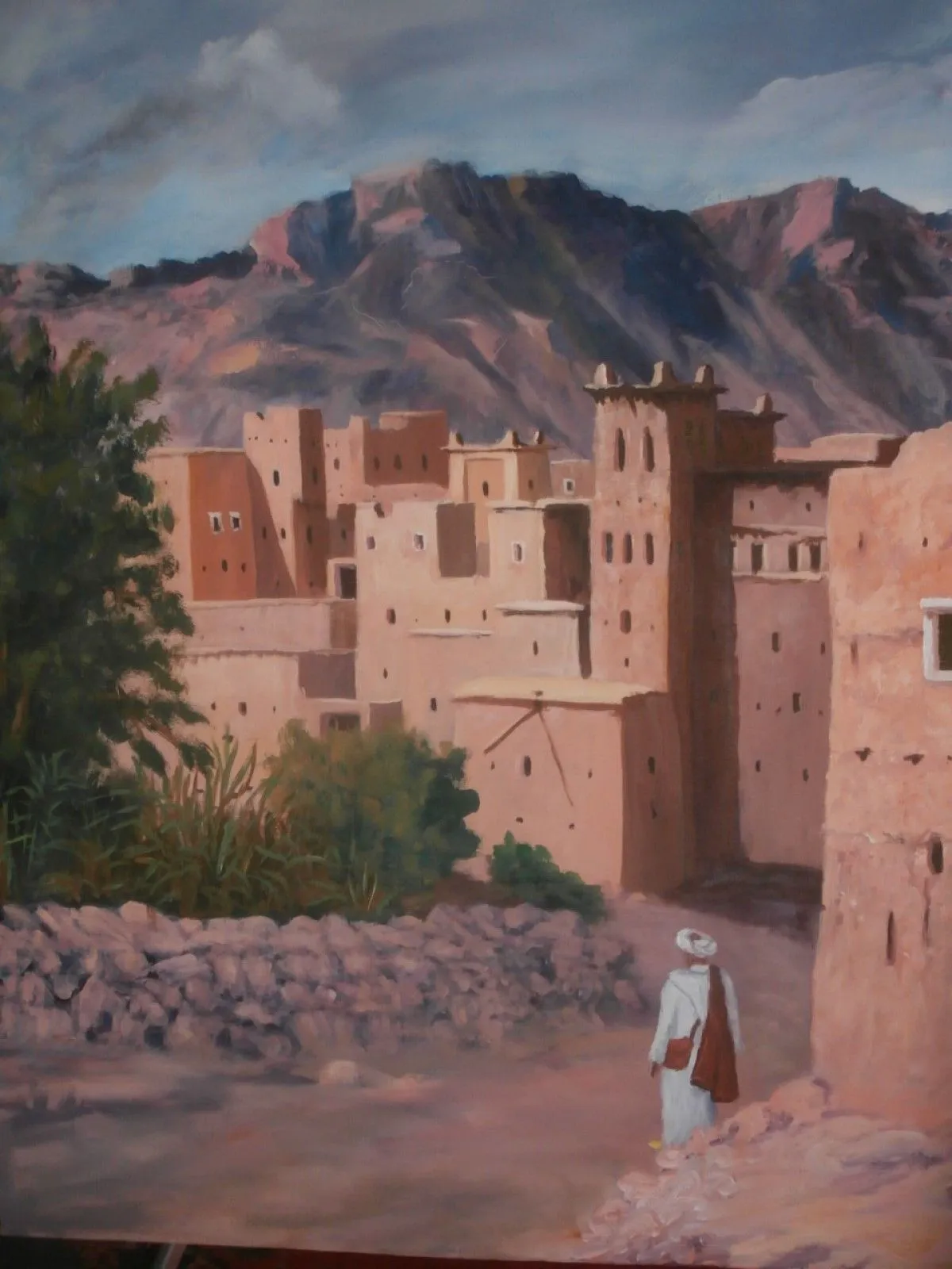 oasis zagora, artwork by Houcine Talibi