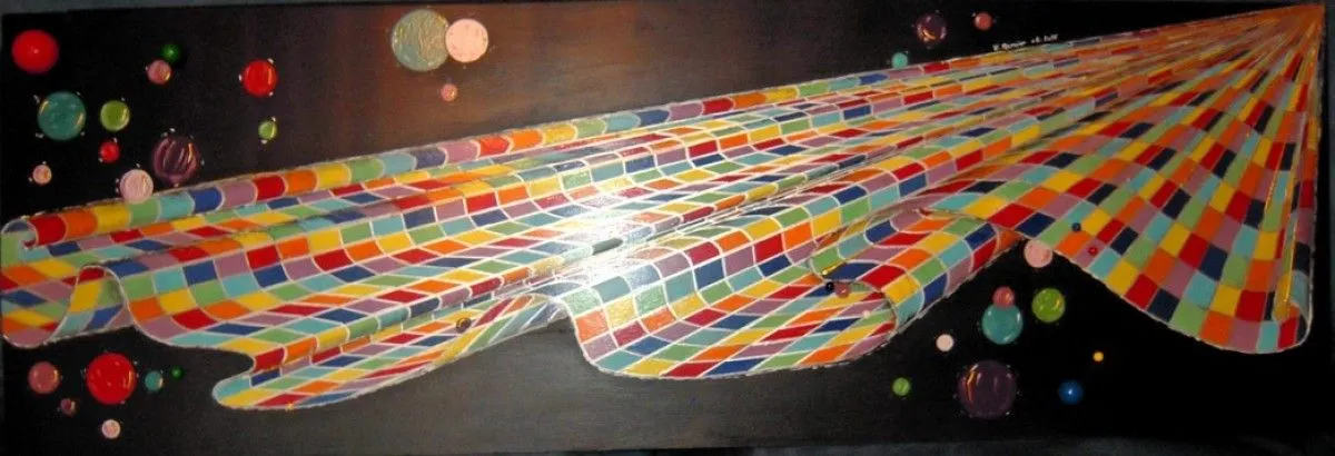 Lumière et particule, œuvre de Véronique MERCIER