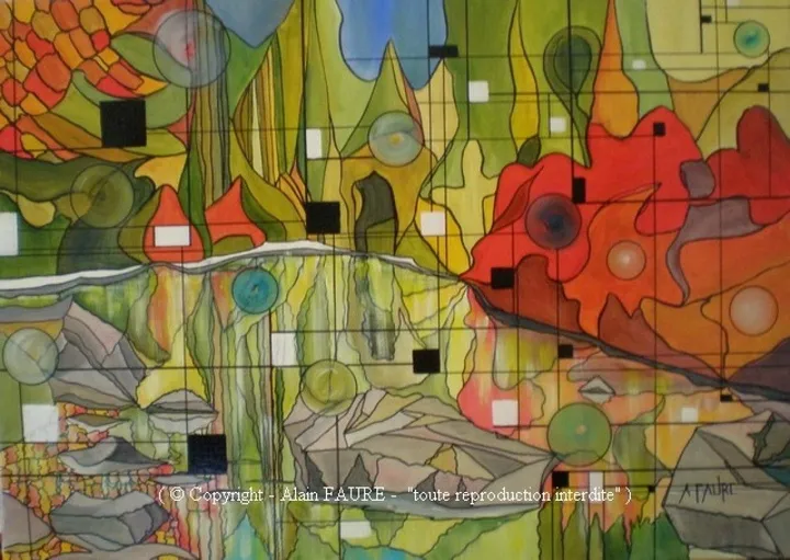 L'ETE INDIEN, artwork by Alain FAURE